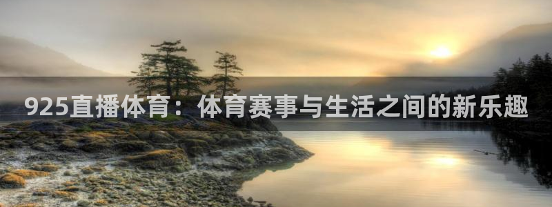 925直播体育：体育赛事与生活之间的新乐趣