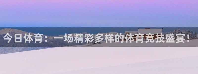 今日体育：一场精彩多样的体育竞技盛宴！